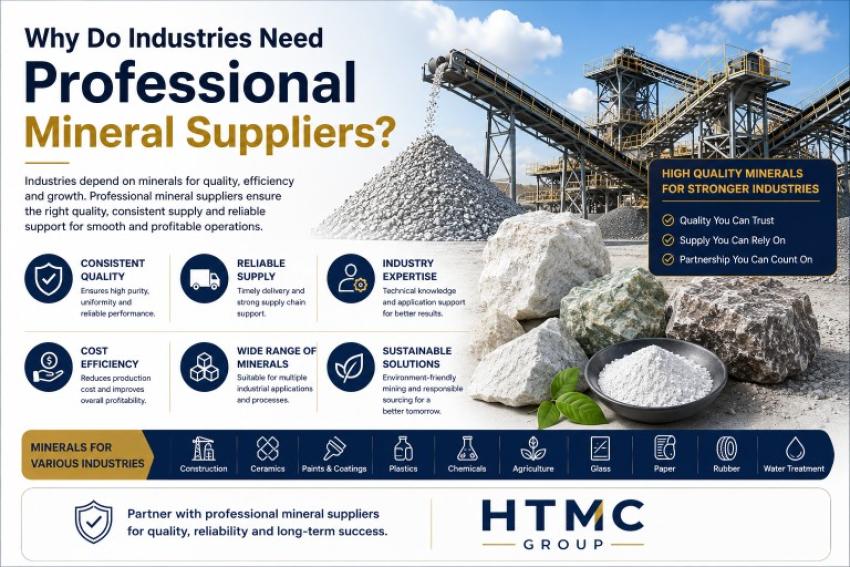 Why Do Industries Need Professional Mineral Suppliers?
