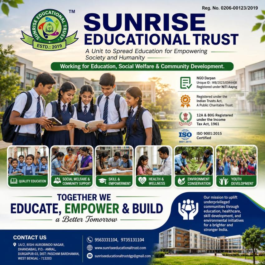 Why Sunrise Educational Trust Is Considered the Best Educational Trust in India