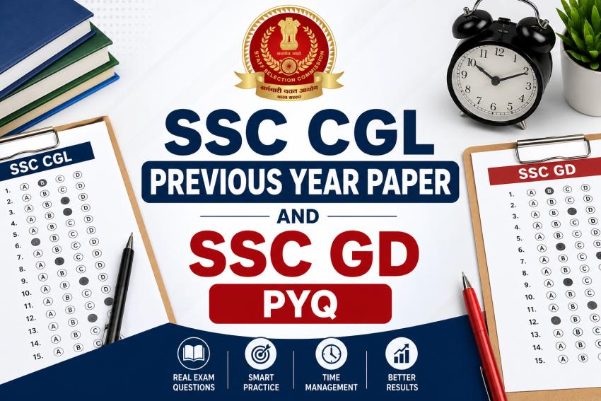 SSC CGL Previous Year Paper and SSC GD PYQ