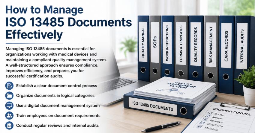 How to Manage ISO 13485 Documents Effectively
