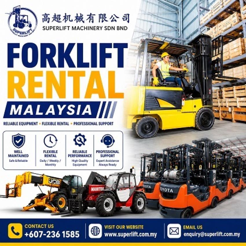How Forklift Rental in Malaysia Reduces Operational Business Costs - Ani Articles