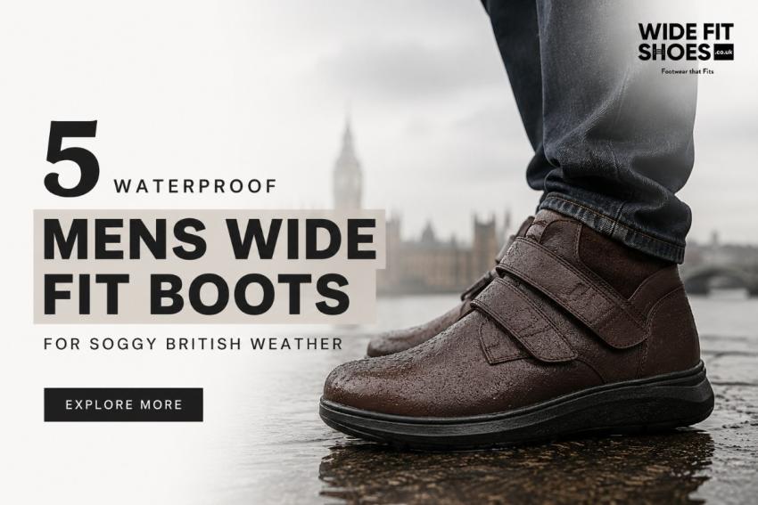 5 Waterproof Men's Wide Fit Boots for Soggy British Weather