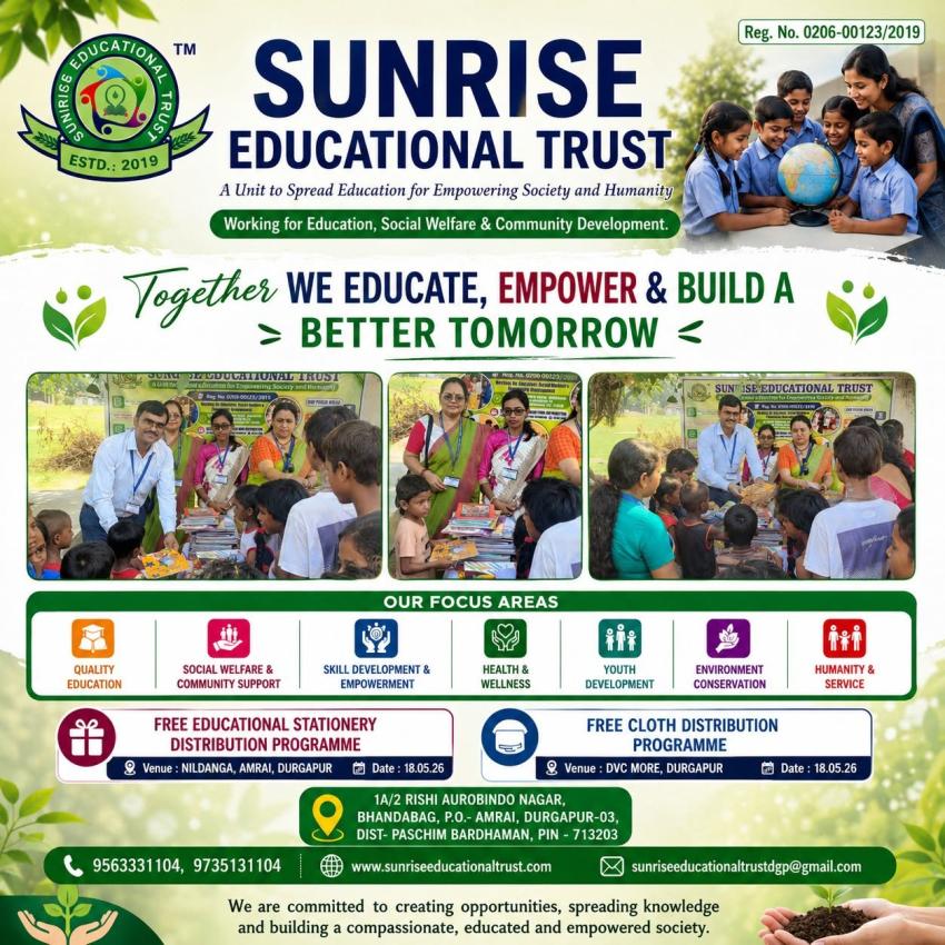 How Charitable Organizations Support Schools in West Bengal with Book Donations in Durgapur