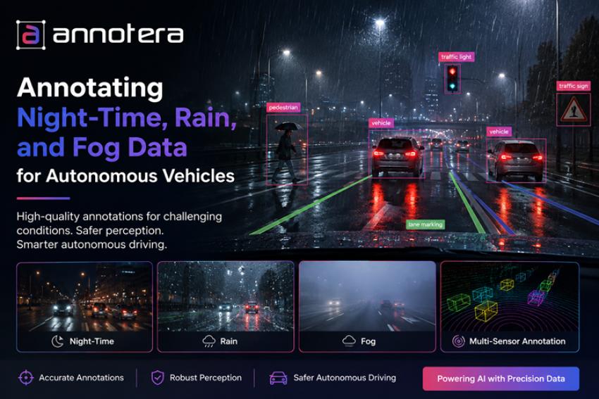 Annotating Night-Time, Rain, and Fog Data for Autonomous Vehicles