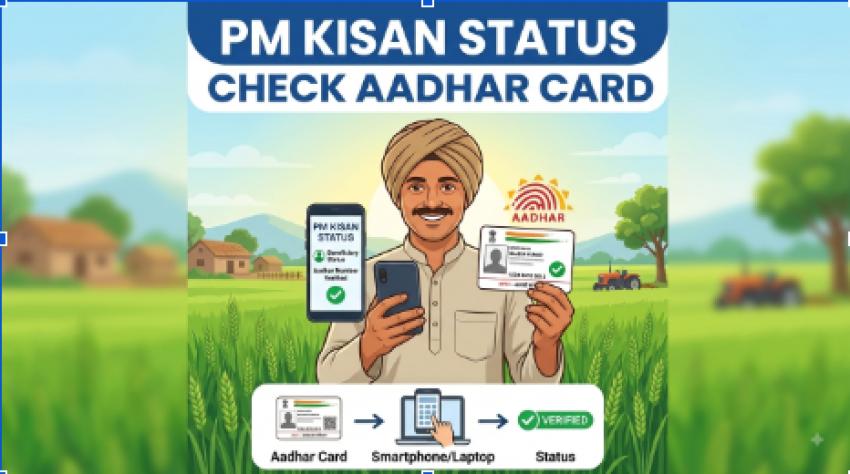 PM Kisan Status Check With Aadhar Card: Complete Online Meth