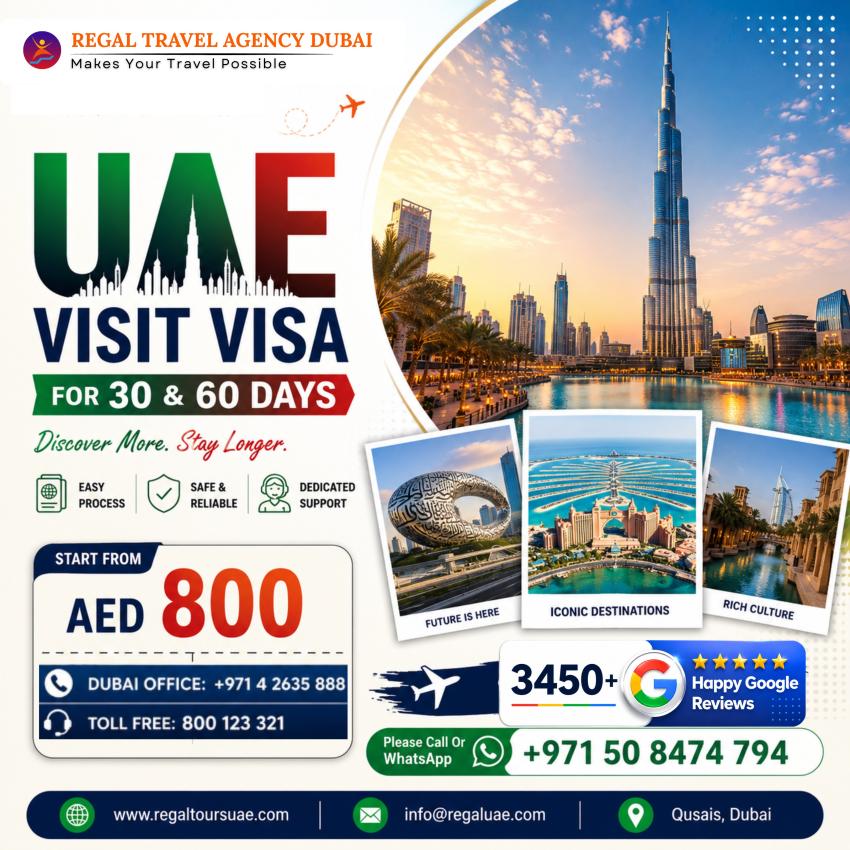 30 Days Dubai Visa: Complete Guide to 1 Month UAE Visit Visa