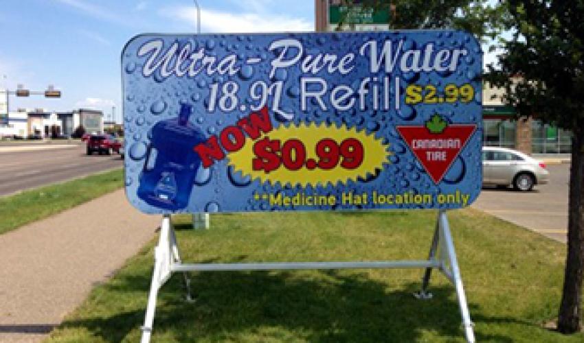 Increasing brand exposure through roadside advertising