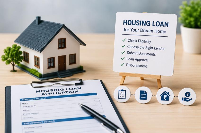 What is the process to apply for a housing loan for an Indian Citizen?