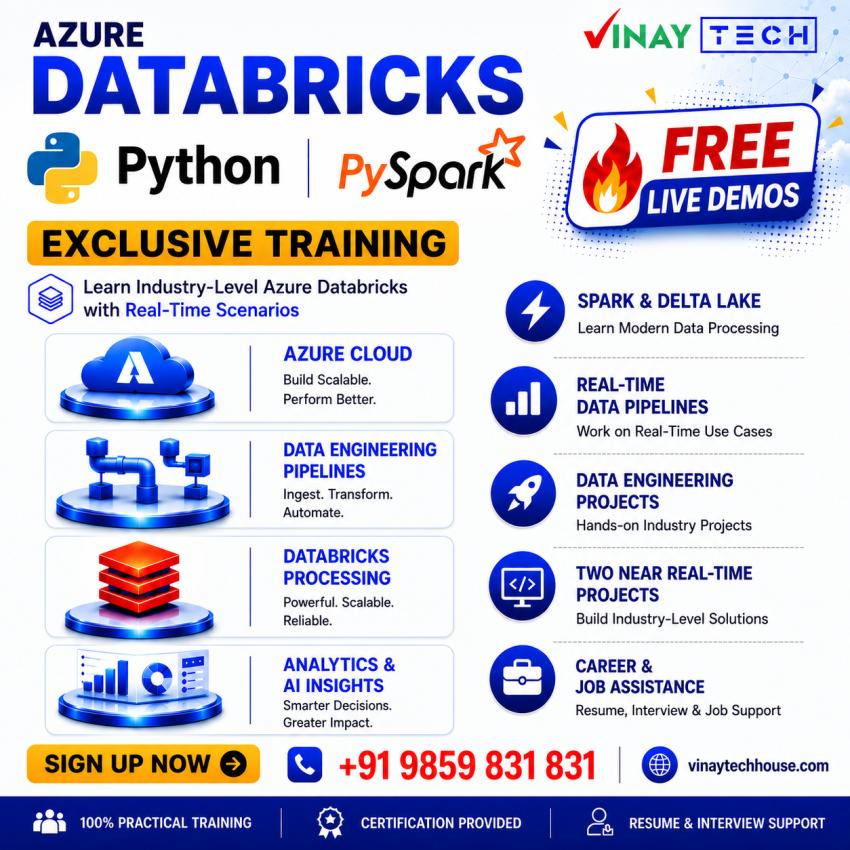 Best Azure Databricks Training in Hyderabad, Ameerpet