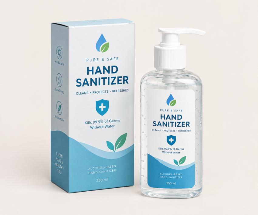 Hand Sanitizer Boxes for Safe and Professional Packaging