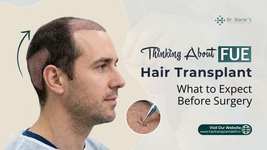 Thinking About FUE Hair Transplant? What to Expect Before Surgery