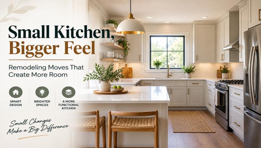 Small Kitchen, Bigger Feel: Remodeling Moves That Create More Room