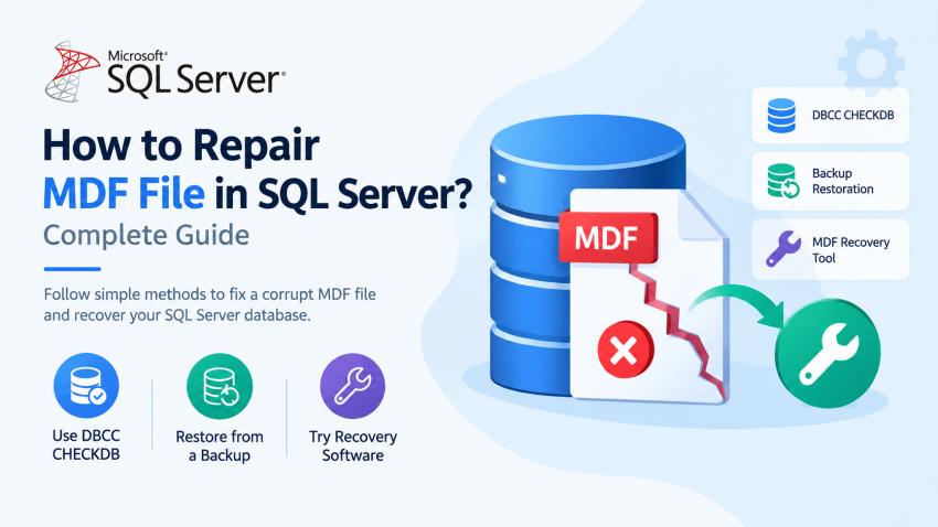 How to Repair MDF File in SQL Server? Complete Guide