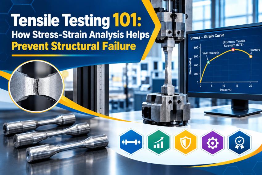 Tensile Testing 101: How Stress-Strain Analysis Helps Prevent Structural Failure
