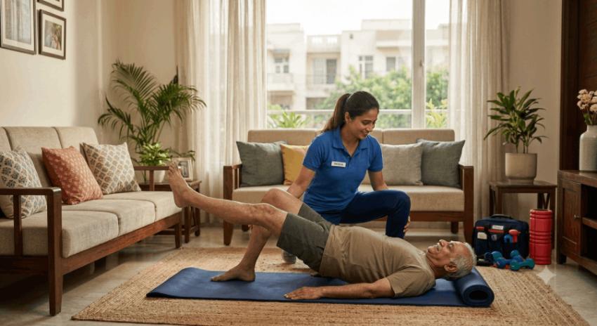 Tired of Clinic Visits? Physiotherapy at Home in Noida Has an Answer