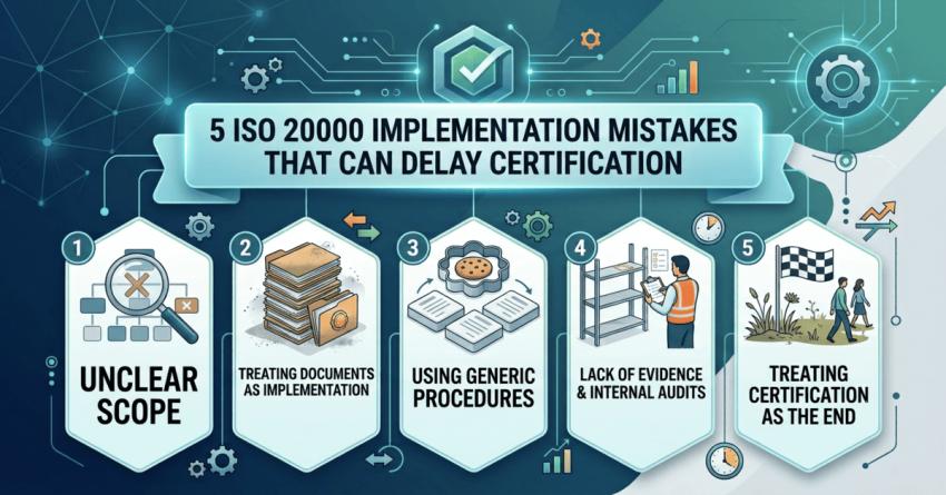 5 ISO 20000 Implementation Mistakes That Can Delay Certification