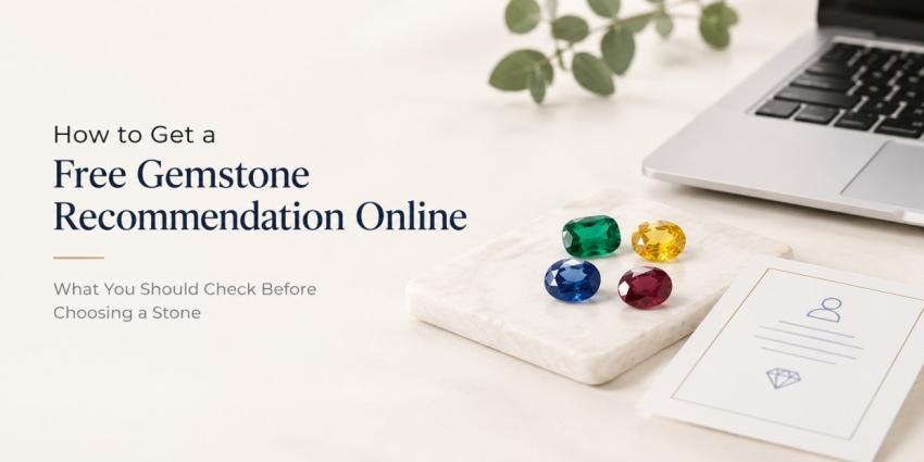 How to Get a Free Gemstone Recommendation Online: What You Should Check Before Choosing a Stone