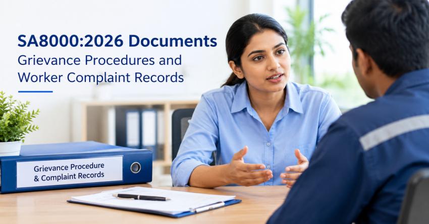 SA8000:2026 Documents: Grievance Procedures and Worker Complaint Records