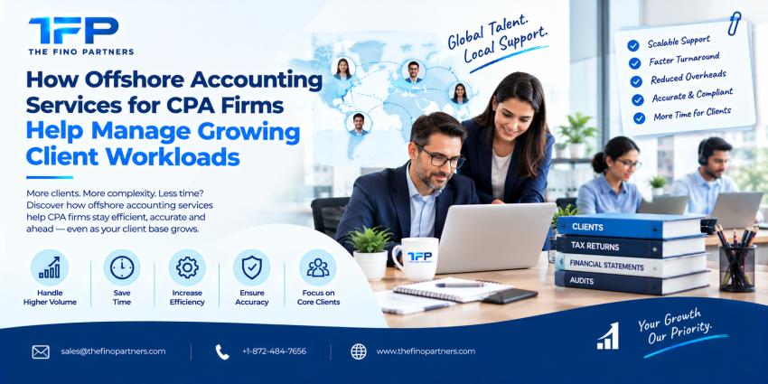 How Offshore Accounting Services for CPA Firms Help Manage Growing Client Workloads