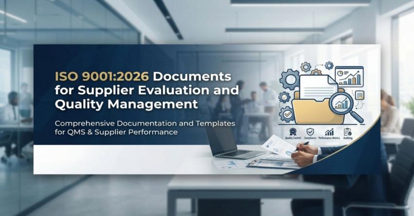 ISO 9001:2026 Documents for Supplier Evaluation and Quality Management
