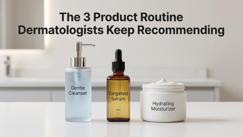 The 3 Product Routine Dermatologists Keep Recommending.